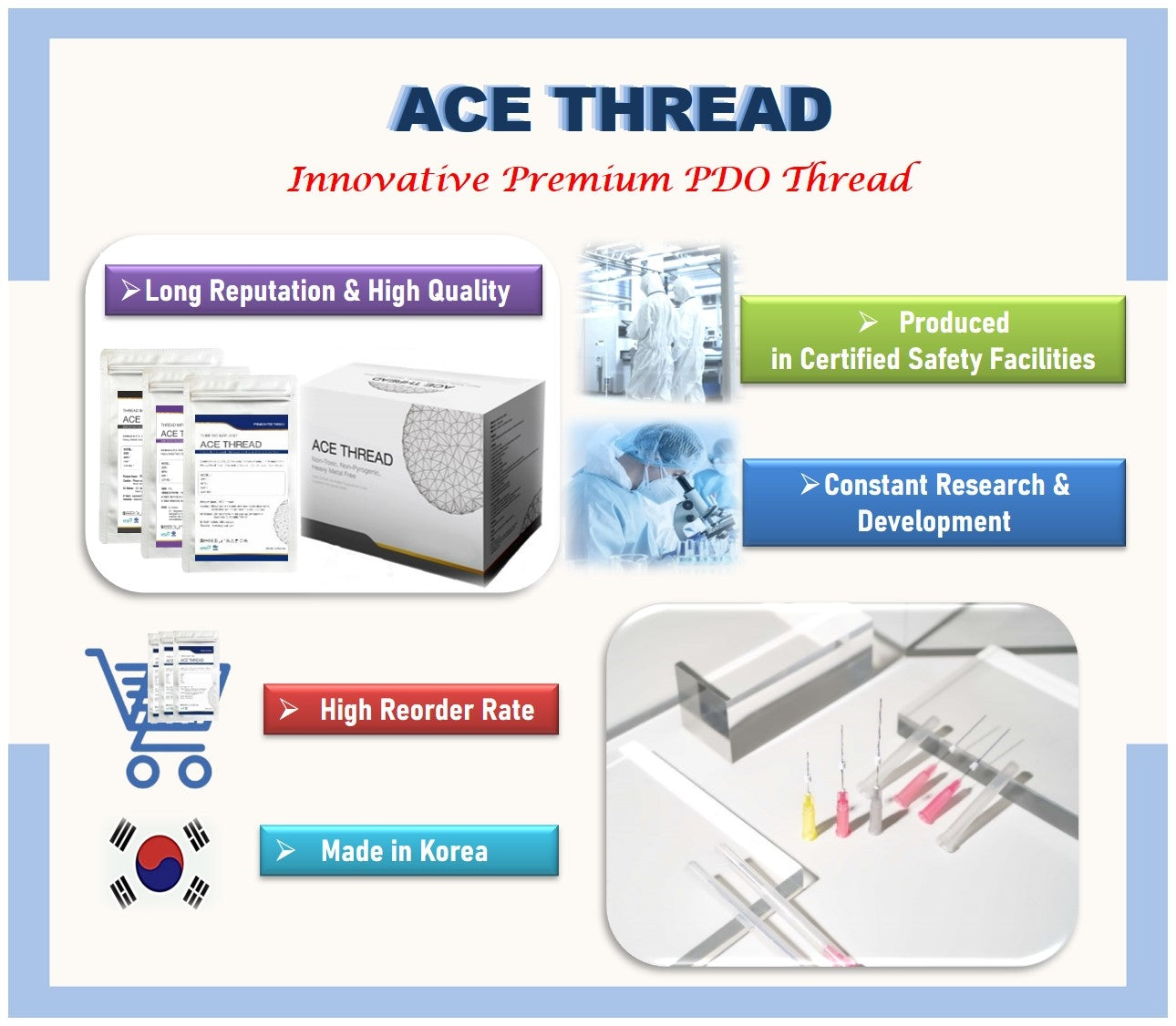 ACE PDO Thread - Molding Cog Arrow Type (40pcs)